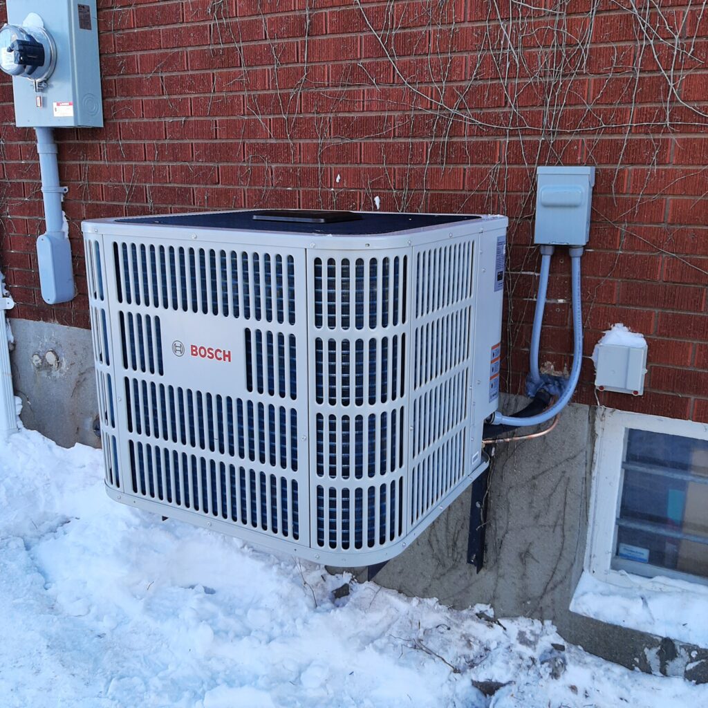 Bosch Heat Pump installed in Ottawa, Ontario by AirZone HVAC Services